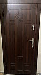 Двері вхідні в квартиру Ескада Еко Ваш ВиД Горіх темний 860/960х2050х60 Ліве/Праве, фото 2