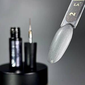 002 Liner Gel №2 (05 гр.) Lady Arms Срібний хром гель-фарба