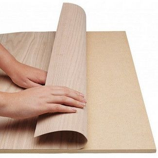 Поклейка натурального шпону