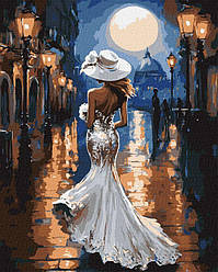 Картина Розмальовка Ідейка Вечір стилю ©art_selena_ua (KH8553) 40 х 50 см