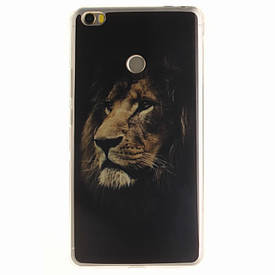 Чохол силіконовий бампер на Xiaomi Mi Max з малюнком лев