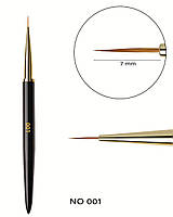 Пензлик F.O.X Art Brush 001 "Лініарний короткий"