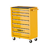 Шафа для майстернь на 4 колесах (2-з гальмами) 698х 334х 890 мм з 7 шухлядами VOREL 58538, фото 2