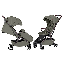 Коляска прогулянкова дитяча CARRELLO Magia CRL-5555 Malted Green Хакі, фото 3