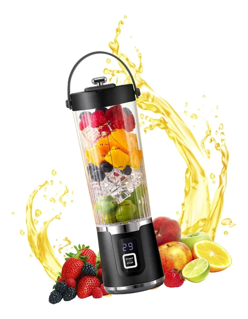 Бездротовий акумуляторний міні-блендер-соковижималка USB AND 199 Jw, фото 1