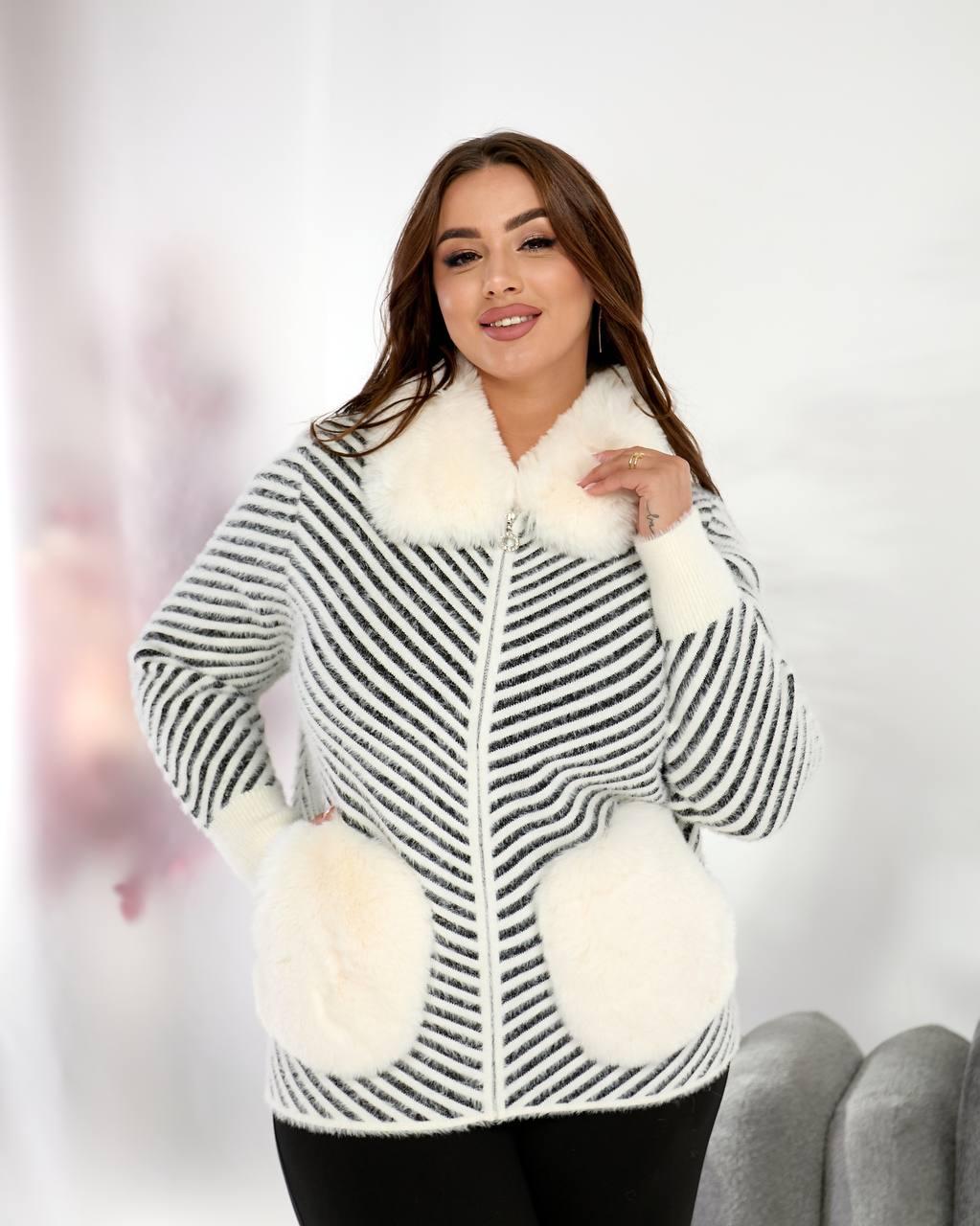 Жіноче Полупальто З Альпаки 50-54 (альп1100), фото 1