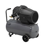 Масляний компресор об'ємом 50 л INTERTOOL PT-0004, 2-х циліндровий компресор потужністю 2,23 кВт, фото 3