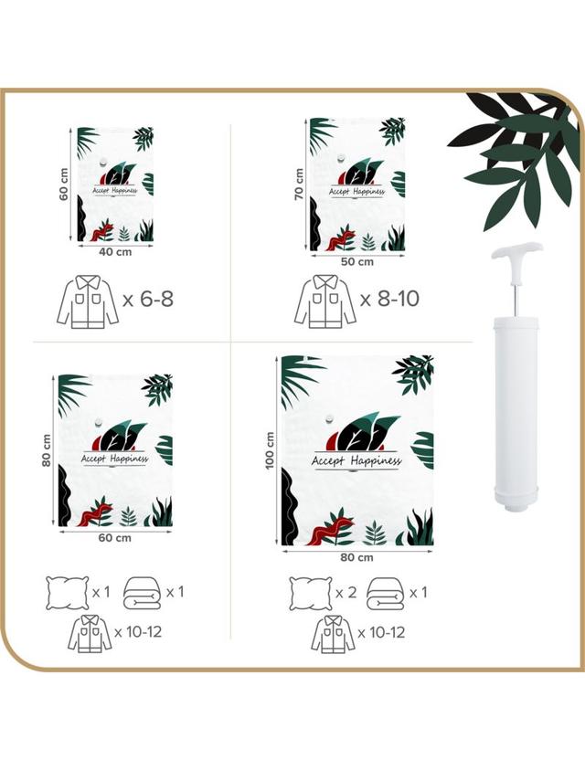 Вакуумні пакети для зберігання одягу