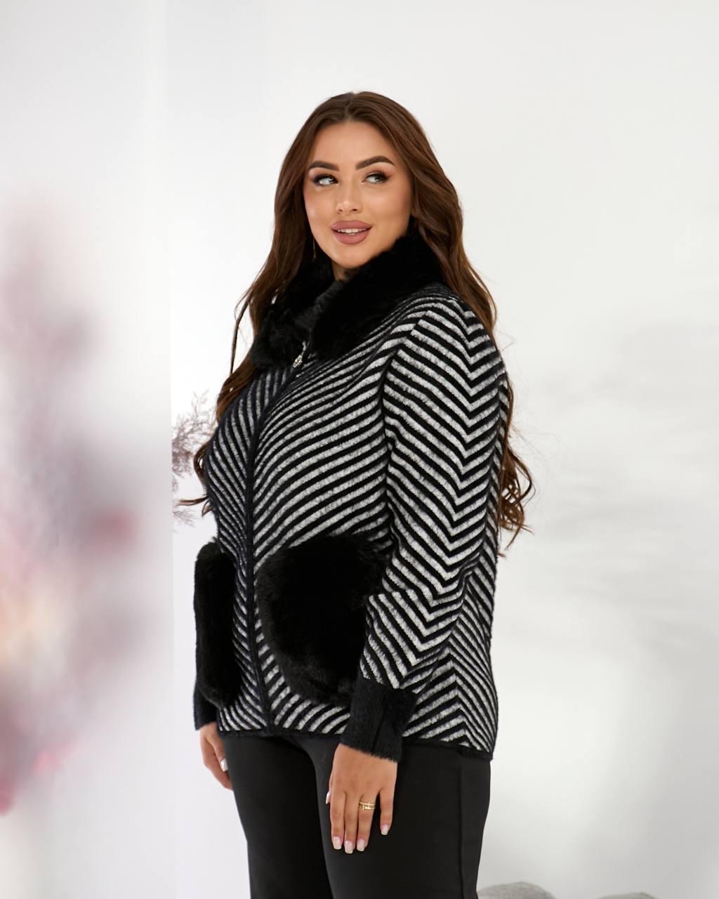 Жіноче Полупальто З Альпаки 50-54 (альп1100), фото 1