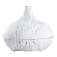 Зволожувач повітря, аромадифузор з підсвічуванням 7 кольорів, резервуар 300 мл Біле дерево Оригінал