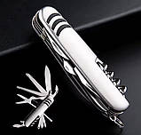 Ніж перочинний багатофункційний стальний, фото 3