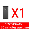 Додатковий акумулятор для дрону M33 3.7V 3000mAh, фото 3