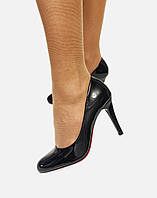 Чорні туфлі човники лаковані на шпильці 36 37 38 39
