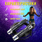 Скакалка швидкісна для боксу фітнесу художньої гімнастики професійна спортивна з лічильником з підшипниками, фото 3