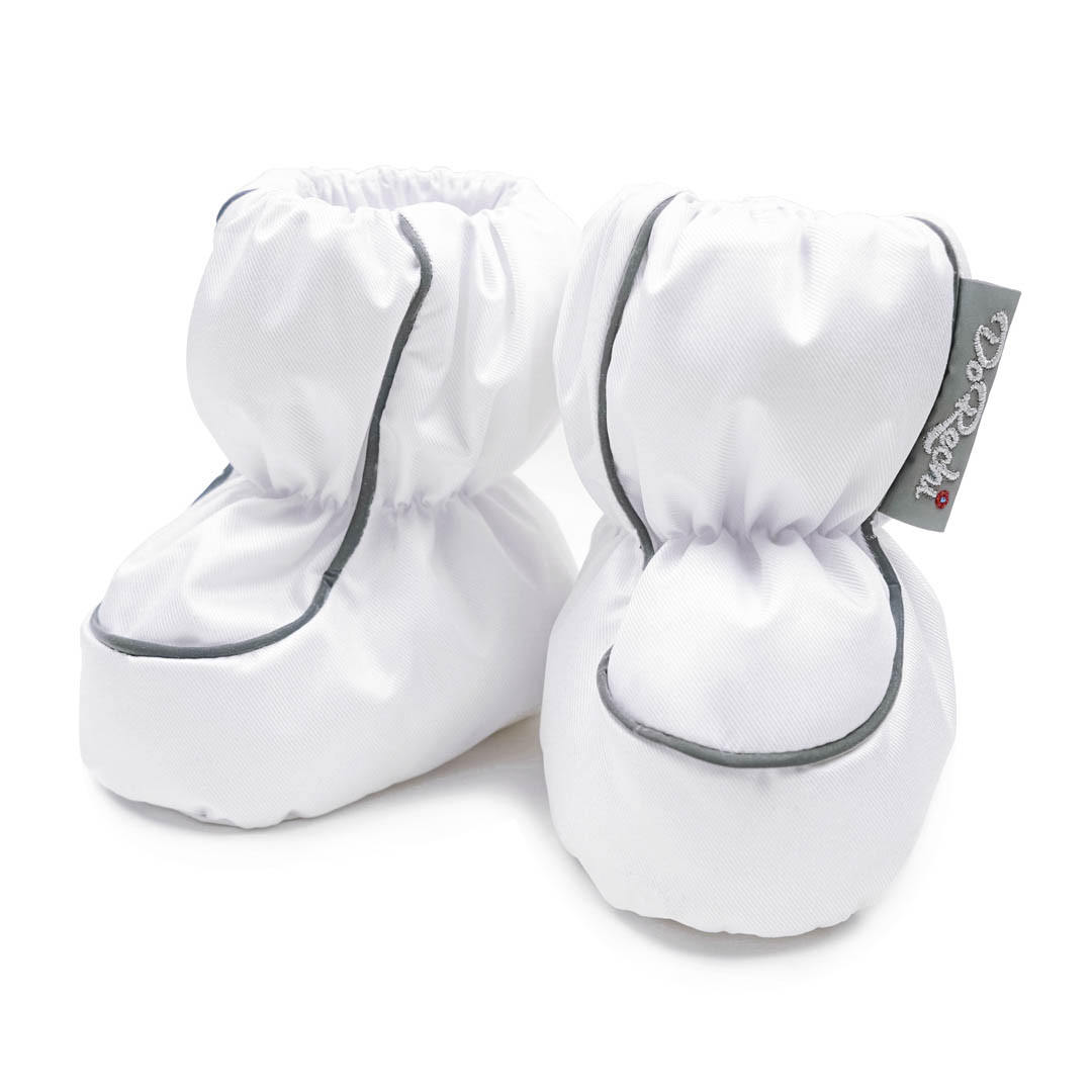 Дитячі зимові пінетки з утеплювачем Thermoloft 200 Мембранні від 0 до 18 місяців (14см) Білі, фото 1