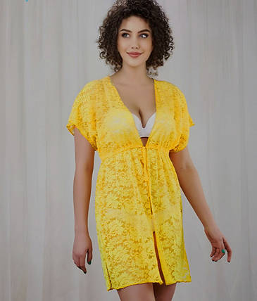 Туника Мирта 2024 желтый(В НАЛИЧИИ ТОЛЬКО 44 46 УКР р-ры), фото 1