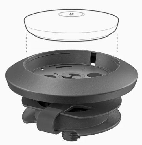 Кріплення мікрофона Logitech Rally Mic Pod Mount сірий, фото 1