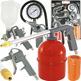 Набір пневмоінструментів 5шт VERKE V-81143