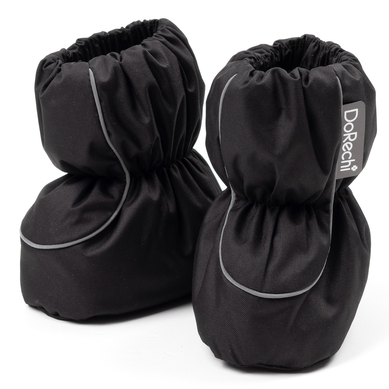 Дитячі зимові пінетки з утеплювачем Thermoloft 200 Мембранні від 0 до 18 місяців (14см) Чорні, фото 1