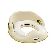 Накладка на унітаз Дитяча Bimbo м'яке сидіння для унітаза знімне (Зелений)