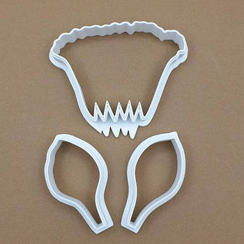 Набір вирубок Пелюстка нарциса - 3 шт