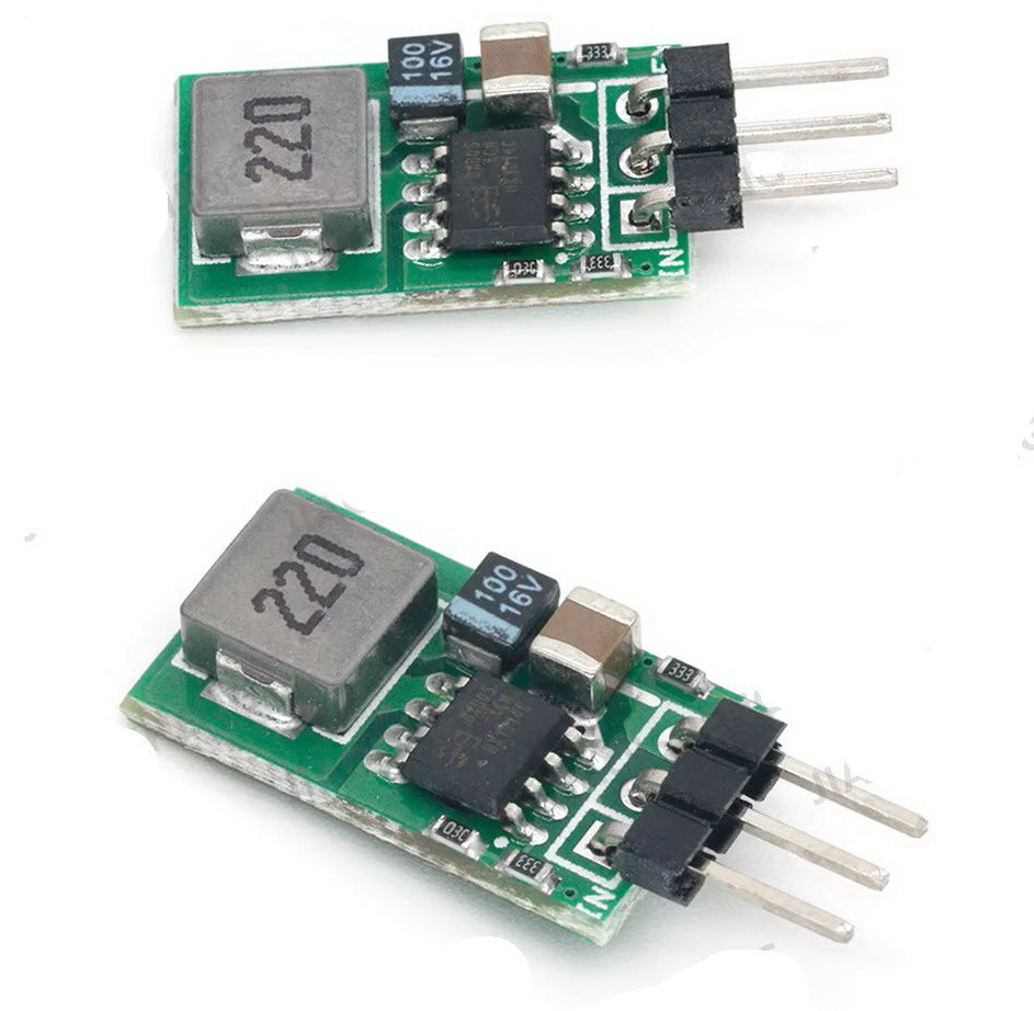 Міні знижувальний стабілізатор напруги DC-DC 5.5-32В до 5В, фото 1