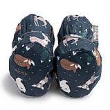 Дитячі зимові пінетки з утеплювачем Thermoloft 200 Мембранні від 0 до 18 місяців (14см) Синя арктика, фото 3