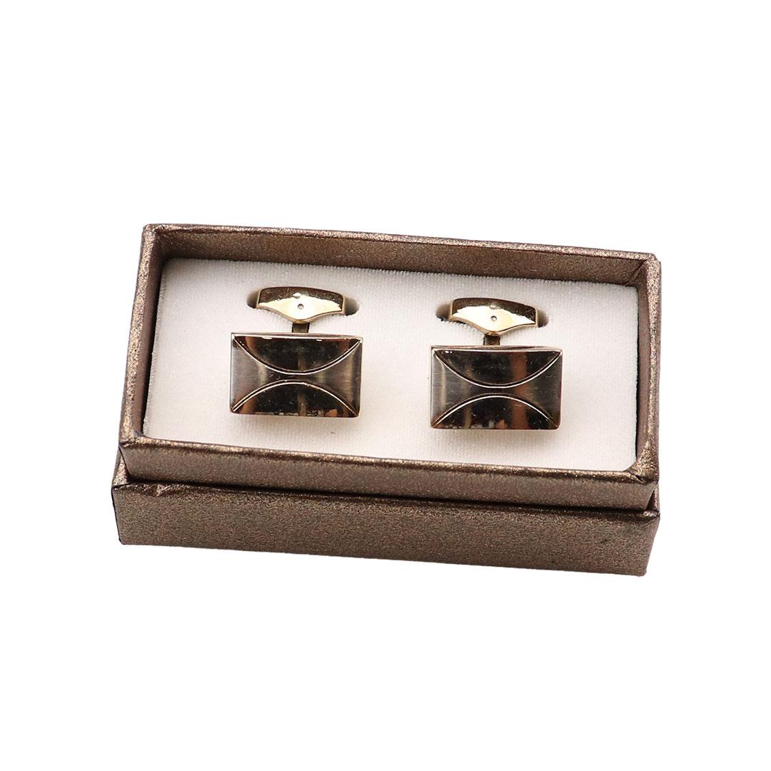 Запонки золоті для чоловіків Pierre Cavelli Z2131, фото 1