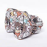 Дитячі зимові пінетки з утеплювачем Thermoloft 200 Мембранні від 0 до 18 місяців (14см) Звірятка, фото 2