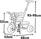 Дитячий металевий велосипед 3 в 1 Бі Фан Комфорт М’ята 7600740420, фото 2