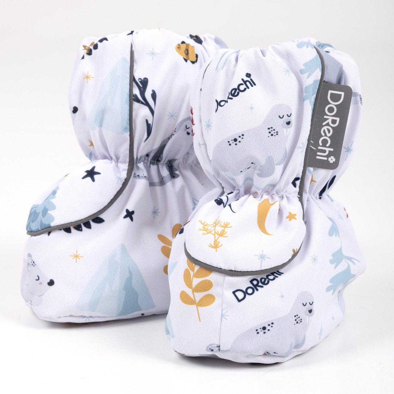 Дитячі зимові пінетки з утеплювачем Thermoloft 200 Мембранні від 0 до 18 місяців (14см) Полярне коло, фото 1