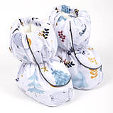 Дитячі зимові пінетки з утеплювачем Thermoloft 200 Мембранні від 0 до 18 місяців (14см) Полярне коло, фото 3