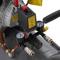 Компресор 50 л, 2230 Вт, 220 В, 8 aтм, 354 л/хв, 2 циліндри. INTERTOOL PT-0004 ptor, фото 5