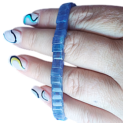 Танзаніт гранований 12 гр. браслет, 0301ТТ