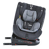 Дитяче автокрісло від 0 до 12 років (40 см - 150 см) El Camino ME 1114 EVEREST Light Gray група 0+I, II, III, фото 5