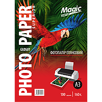 Фотопапір Magic A3 глянсовий 160g (100л)