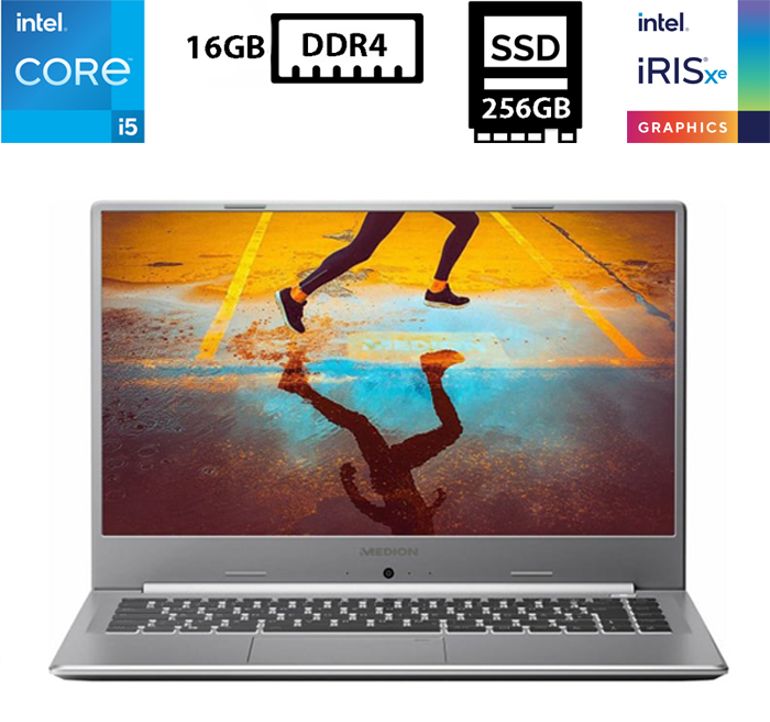 Ноутбук Medion Akoya S15449/15.6" IPS 1920x1080/Core i5-1135G7 2.40GHz/16GB DDR4/SSD 256GB/Intel Iris Xe Graphics Камера Б/В