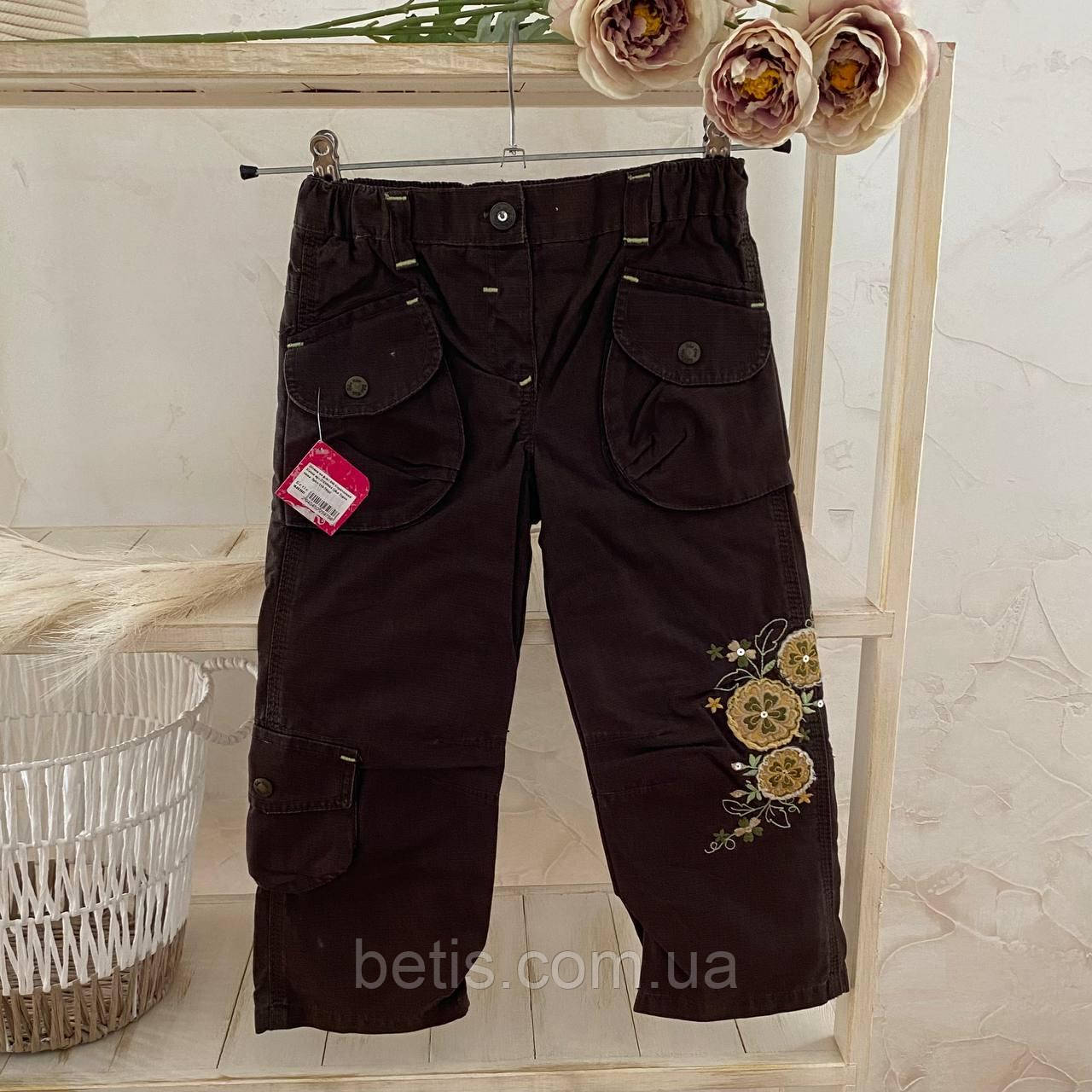 Штани на флісі 880 Коричневий Котон арт.27689864 Qika Туреччина  Зріст 110-56(р)