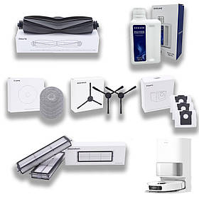 Максимальний комплект оригінальних аксесуарів (13 шт.) та миючий засіб для Dreame L10s Ultra / L10 Ultra / Xiaomi X10+