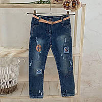 Джинси Модель 4552 Дівчинка Синій Джинс арт.27689886 Overdo Туреччина  Зріст 122-60(р)