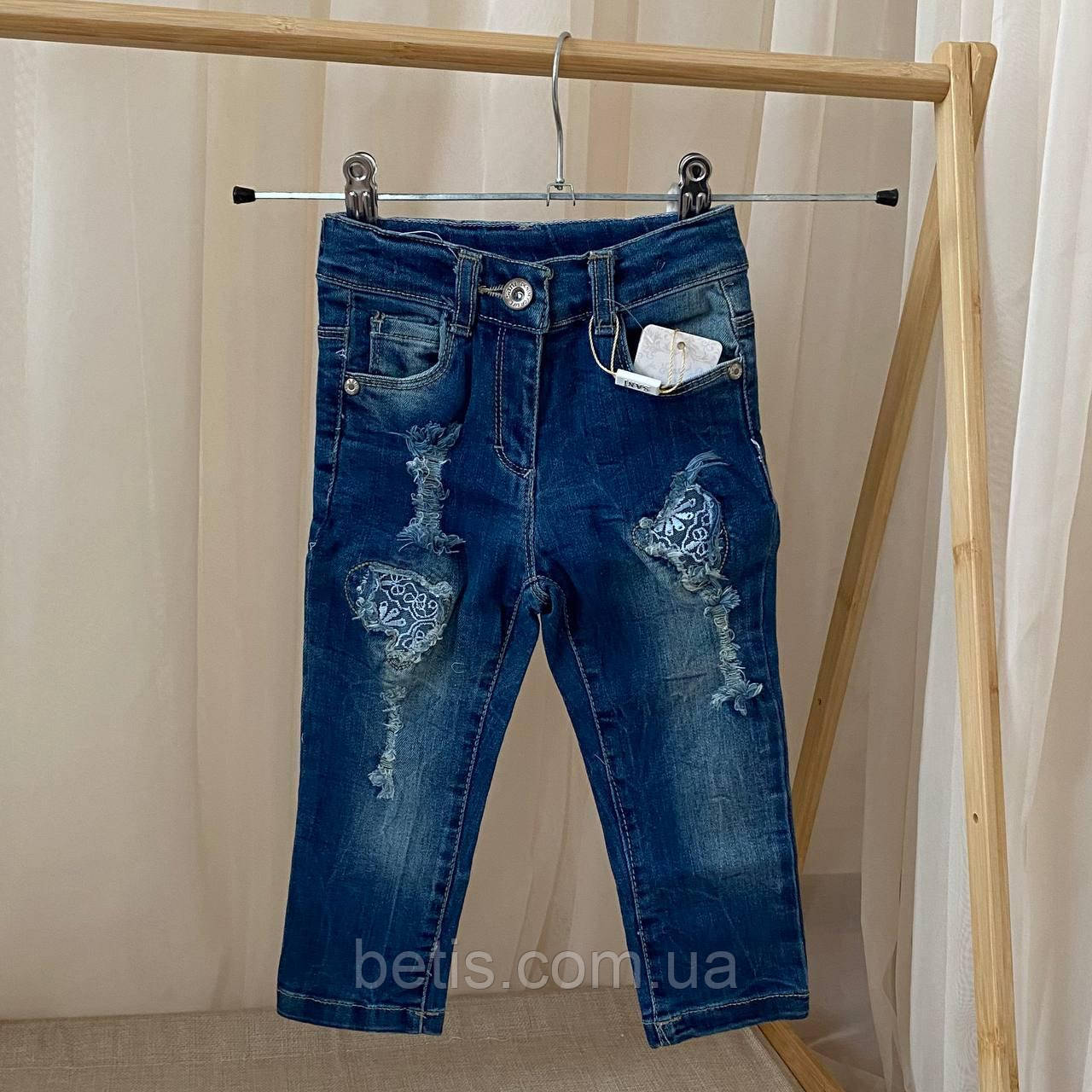 Джинси Модель 9010 Дівчинка Синій Джинс арт.27689895 Sani Туреччина Зріст 104-54(р)