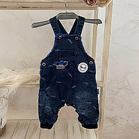 Комбінезон на махрі Модель 5103 Хлопчик Синій Джинс арт.27689869 Overdo Туреччина  Зріст 74-46(р)