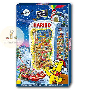Адвент-календар HARIBO з ілюстрацією, Німеччина 300 г.