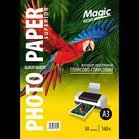 Фотопапір Magic A3 Глянцево/глянцевий фотопапір 160гр (50л)