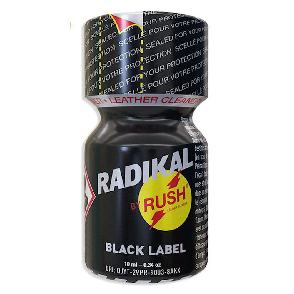 Poppers / попперс Radikal Rush Black Label 10mL (Amyl) France, фото 1