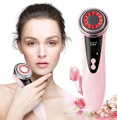 Багатофункціональний масажер для догляду за шкірою обличчя Електричний пристрій для масажу обличчя Очищення обличчя Омолодження, фото 1