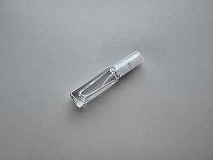 15 мл Квадрат флакон скляний прозорий з пластиковим прозорим розпилювачем, спреєм 13/415, фото 2