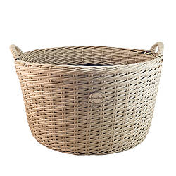 Дровниця/кашпо з ручками з ротангу 65л світле сяйво DCLD65-5 Деколайн