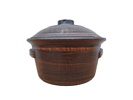 Каструля гладка з ручками, 2л, Червона глина, ARTEL KERAMIST, Арт.66621