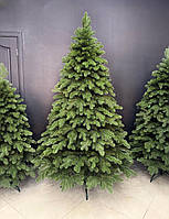 Ялинка штучна лита зелена Роял 1.8 м класична новорічна від виробника преміум без вставок пвх